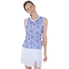 Pastel Botanic Harmony Collage Women s Sleeveless Sports Top by dflcprintsclothing