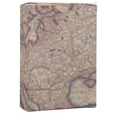 Old Vintage Classic Map Of Europe Playing Cards Single Design (rectangle) With Custom Box by Paksenen