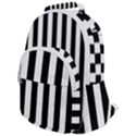 Stripes Geometric Pattern Digital Art Art Abstract Abstract Art Rounded Multi Pocket Backpack View1