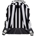 Stripes Geometric Pattern Digital Art Art Abstract Abstract Art Rounded Multi Pocket Backpack View3