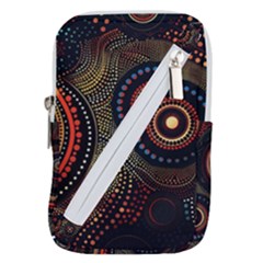 Abstract Geometric Pattern Belt Pouch Bag (large) by Ndabl3x