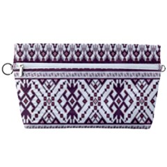 Illustration Ukrainian Folk Seamless Pattern Ornament Handbag Organizer by Proyonanggan