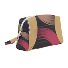 Circle Colorful Shine Line Pattern Geometric Wristlet Pouch Bag (medium) by Proyonanggan
