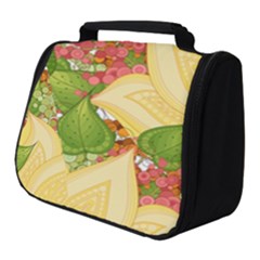 Pattern Texture Leaves Full Print Travel Pouch (small) by Proyonanggan