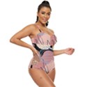 Abstract Boho Bohemian Style Retro Vintage Retro Full Coverage Swimsuit View3