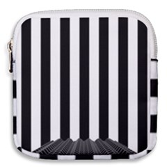 Stripes Geometric Pattern Digital Art Art Abstract Abstract Art Mini Square Pouch by Proyonanggan