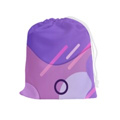 Colorful Labstract Wallpaper Theme Drawstring Pouch (xl) by Apen
