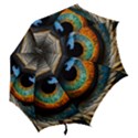 Eye Bird Feathers Vibrant Hook Handle Umbrellas (Small) View2
