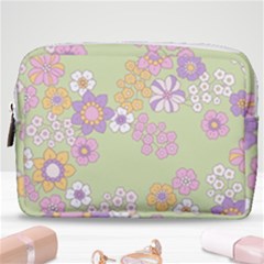 Pattern Background Vintage Floral Make Up Pouch (medium) by Ndabl3x
