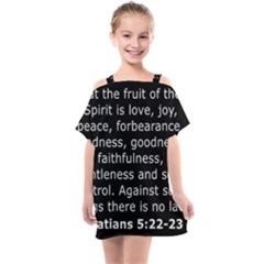 Galatians 5 Kids  One Piece Chiffon Dress by RiverRootz