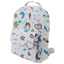 Unicorns Rainbows Seamless Pattern Flap Pocket Backpack (Small) View1