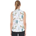 Pattern Sloth Woodland Mock Neck Shell Top View2
