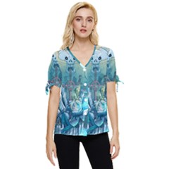 Adventure Time Lich Bow Sleeve Button Up Top by Bedest