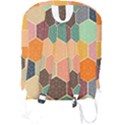 Abstract Hex Hexagon Grid Pattern Honeycomb Full Print Backpack View2