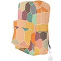 Abstract Hex Hexagon Grid Pattern Honeycomb Full Print Backpack View3