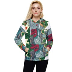 Armor Japan Maple Leaves Samurai Mask Cut Women s Lightweight Drawstring Hoodie by Ndabl3x