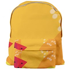 Watermelon Flower Giant Full Print Backpack by Bedest