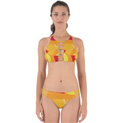 Watermelon Flower Perfectly Cut Out Bikini Set by Bedest