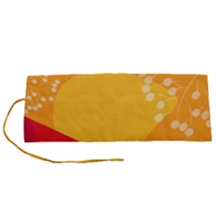 Watermelon Flower Roll Up Canvas Pencil Holder (s) by Bedest