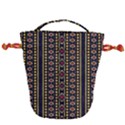Background Art Pattern Design Drawstring Bucket Bag View2