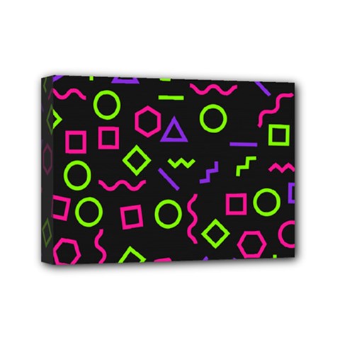 Geometric Seamless Pattern Mini Canvas 7  X 5  (stretched) by Hannah976
