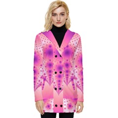 Pattern Button Up Hooded Coat  by 2607694c
