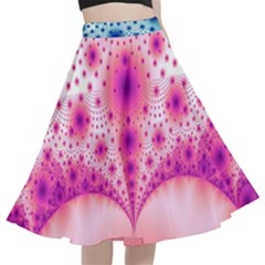 Pattern A-line Full Circle Midi Skirt With Pocket by 2607694c