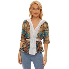 Muster 7 600dpi 12000 Matt Pattern 1 Lightweight Drawstring Hooded Top by 2607694c