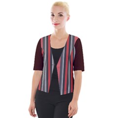 Streifen Cropped Button Cardigan by 2607694c