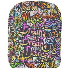 Graffiti Word Seamless Pattern Full Print Backpack by Bedest