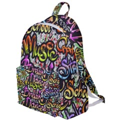Graffiti Word Seamless Pattern The Plain Backpack by Bedest