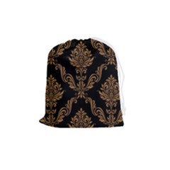 Vintage-pattern Drawstring Pouch (medium) by Ket1n9