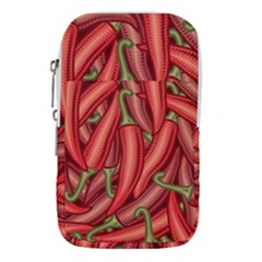 Seamless-chili-pepper-pattern Waist Pouch (small) by Ket1n9