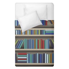 Bookshelf Duvet Cover Double Side (single Size) by Ket1n9
