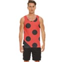 Abstract-bug-cubism-flat-insect Men s Wide Collar Tank Top View1