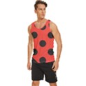 Abstract-bug-cubism-flat-insect Men s Wide Collar Tank Top View2
