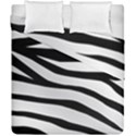 White Tiger Skin Duvet Cover Double Side (California King Size) View2