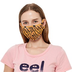 Tiger Skin Pattern Crease Cloth Face Mask (adult) by Ket1n9