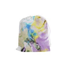 Watercolour Watercolor Paint Ink Drawstring Pouch (medium) by Ket1n9