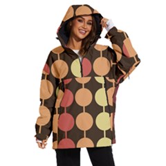 Pattern Circle Retro Design Women s Ski And Snowboard Waterproof Breathable Jacket by Loisa77