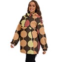 Pattern Circle Retro Design Women s Ski and Snowboard Waterproof Breathable Jacket View3