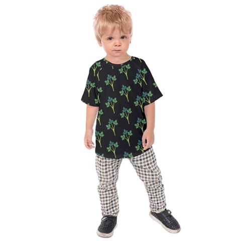 Coriander Pattern 14 Kids  Raglan T-shirt by CocoBellKidsTV24