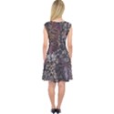 Grapevine Symphony Print Pattern Bk Capsleeve Midi Dress View2