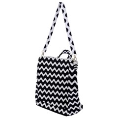 Wave-black White Crossbody Backpack by kyorashop23
