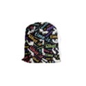 Time Nonlinear Curved Linear Drawstring Pouch (Small) View1