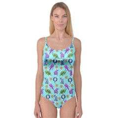 Sea Ocean Sealife Turtle Jellyfish Camisole Leotard  by Loisa77