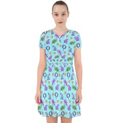 Sea Ocean Sealife Turtle Jellyfish Adorable In Chiffon Dress by Loisa77