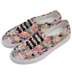 Whimsical Colorful Young Girl Women s Classic Low Top Sneakers by Loisa77
