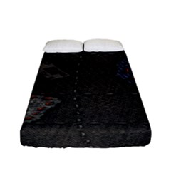 World Map Fitted Sheet (full/ Double Size) by Ket1n9