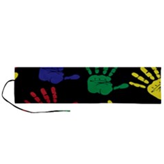 Handprints Hand Print Colourful Roll Up Canvas Pencil Holder (l) by Apen